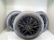 レンジローバー ディスカバリー MSW MSW74 8.5J-20H2 +45 PCD120 ホイール 4本 PIRELLI スタッドレス SCORPION WINTER 255/55R20 (FJ0221)_画像1