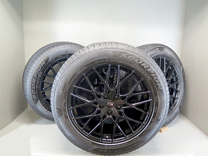 レンジローバー ディスカバリー MSW MSW74 8.5J-20H2 +45 PCD120 ホイール 4本 PIRELLI スタッドレス SCORPION WINTER 255/55R20 (FJ0221)