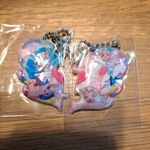 映画 プリキュアオールスターズF 前売り 特典 つなげてはねキーホルダー 2つセット　スカイプリキュア_画像1