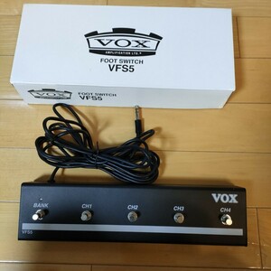 ◆送料無料 美品 VOX VFS5 Foot Switch 5 ヴォックス フット スイッチ フットボード エレキギター ギター ベース エフェクター アンプ