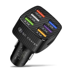 新品未使用品　シガーソケット USB 6ポート QuickCharge3.0