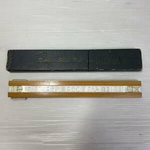 0M62 SUN HEMMIhemi count shaku No.45K BANBOO SLIDE RULE bamboo sliding rail Showa Retro 