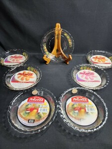 ▼新品未使用 /昭和レトロ/パイレックス 耐熱ガラス食器 ボウル 小鉢 調理 料理 容器 岩城硝子 iwaki アンティーク 野菜柄