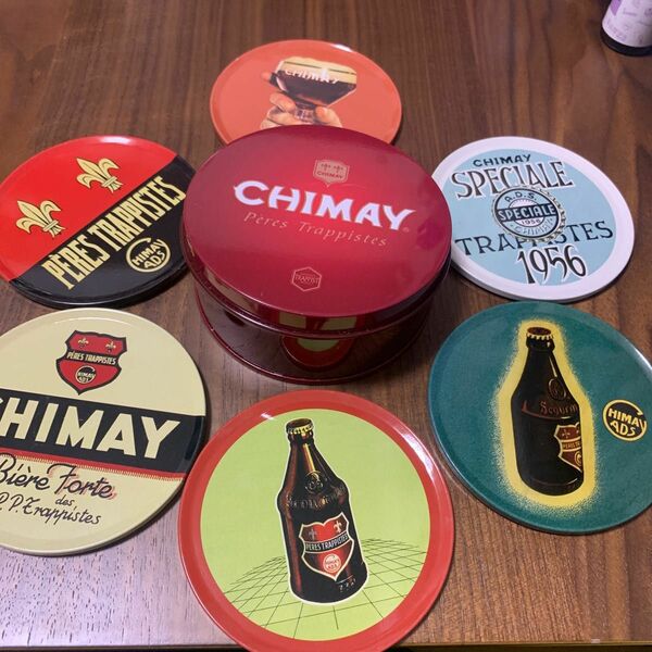 CHIMAY缶入りコースター