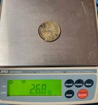 ◆1円～◇中華民国 十年造 壹圓 銀貨 直径約38.92mm 総重量約26.78g アンティーク◇◆_画像5