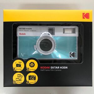 KODAK コダック EKTAR H35N ハーフフレームフィルムカメラ 35mm 光沢ブルー ハーフカメラ 新品未開封