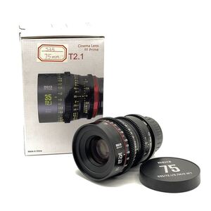 [ б/у ] Meike PL крепление 75mm T2.1 S35sinema линзы RED ARRI Blackmagic Design SONYsinema камера .