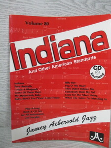 ■[洋書 ジャズ・マイナスワン CD付] Indiana and Other American Standards (Play-a-Long) 