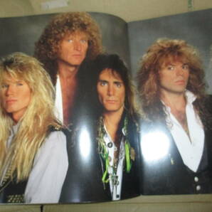 ツアー・パンフレット ホワイトスネイクWhitesnake slip of the tongue デイヴィッド・カヴァデール David Coverdale 1989年 JAPAN TOUR の画像3