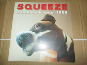 ツアー・パンフレット スクイーズ Squeeze　1998年 　UK TOUR　クリス・ディフォード　グレン・ティルブルック