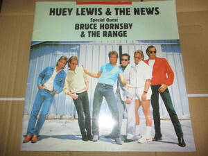 コンサート・パンフレット　ヒューイ・ルイス　Huey Lewis　ブルース・ホーンズビー Bruce Hornsby & The Range 1987年 JAPAN TOUR