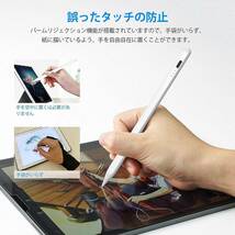 Zspeed タッチペン iPad ペン スタイラスペン 極細 高感度 iPad pencil 傾き感知/磁気吸着/誤作動防止機能対応 軽量 耐摩 2018年以降_画像6