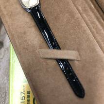 レザーケース付き　未使用　SEIKO CREDOR セイコー　クレドール　クォーツ14k レディース腕時計 ジャンク品_画像3