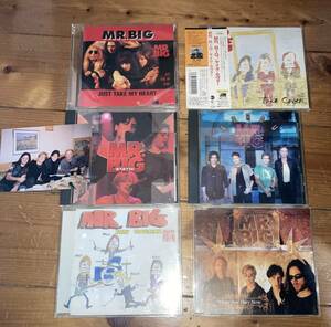 MR.BIG シングル 6枚 ★ STATIC / ARROW / WHERE ARE THEY NOW / STAY TOGETHER / TAKE COVER / JUST TAKE MY HEART ★ 処分品