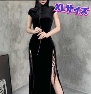 коричневый ina одежда костюмы платье в китайском стиле сорочка sexy платье XL размер новый товар 