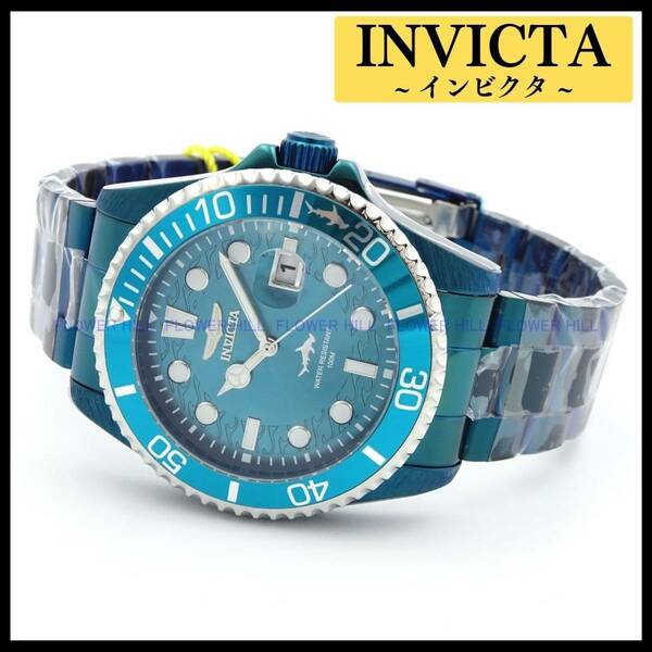 【新品・送料無料】インビクタ INVICTA 腕時計 メンズ 40944 PRO DIVER プロダイバー グリーン クォーツ カレンダー メタルバンド