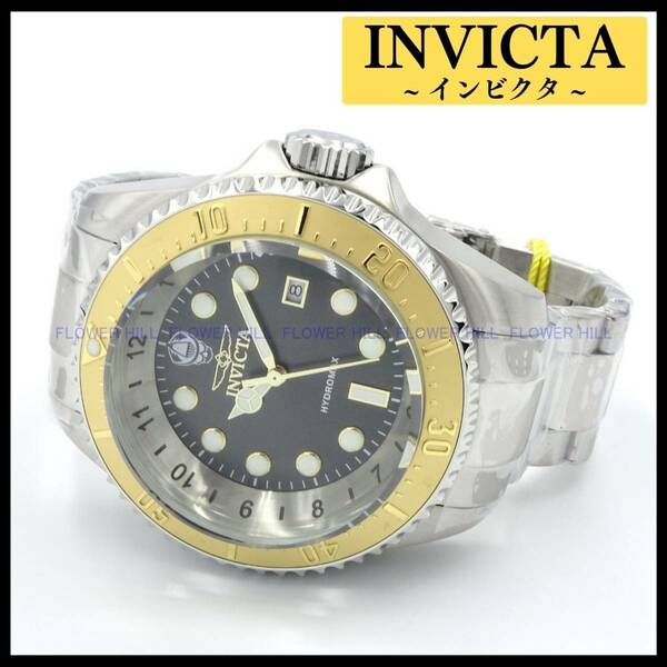 【新品・送料無料】インビクタ INVICTA 腕時計 メンズ HYDROMAX 38016 ブラック・シルバー クォーツ 防水1000ｍ メタルバンド