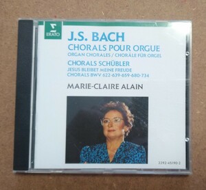 バッハ J.S.BACH オルガン名曲集 主よ、人の望みの喜びよ マリー=クレール・アラン