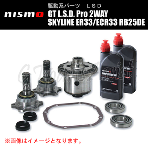 NISMO GT L.S.D. Pro 2WAY スカイライン ER33/ECR33 RB25DE 96/1-、ビスカス付全車 38420-RSS20-C5 ニスモ LSD SKYLINE