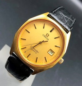 ◆時計(サ60)◆『WH-3640』★OMEGA(オメガ)★Seamaster オクタゴン・デイト★稼働品(電池交換済)★