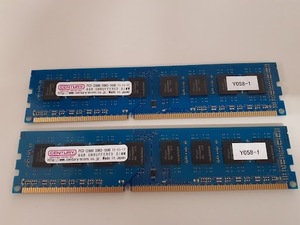L1027-01　デスクトップ用メモリ2個セット CENTURY　PC3-12800(DDR3-1600)　8GB×2 計16GB