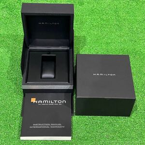 HAMILTON ハミルトン 腕時計ケース 空箱 説明書 BOX ボックス 付属品 純正 現状品(E206)