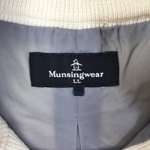 ◆お洒落な逸品◆大きいサイズ◆LL◆Munsingwear/マンシングウェア ゴルフ ハーフジップ 長袖 ニット セーター ホワイト LL K40 ｃ4137_画像4