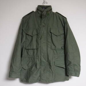 ▲ ほぼ未使用 90s-00s USA製 ALPHA M-65 S-R アメリカ製 アルファ ブラスジッパー SMALL REGULAR made in usa