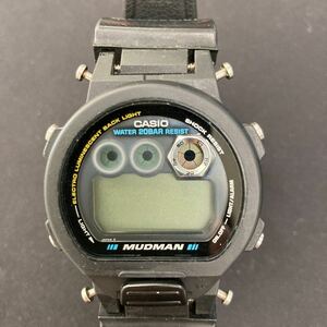 ◎0510x2703 CASIO カシオ DW-8400 G-SHOCK Gショック ジーショック マッドマン MUDMAN black 文字盤 ブラック 黒 デジタル 腕時計 