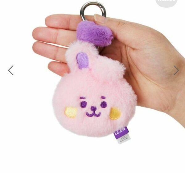 BTS/bt21 LINE FRIENDS☆Purple キーリング COOKY新品