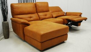  great special price outlet exhibition goods free shipping article limit Camel L type couch sofa one side electric lik liner sofa new . style 