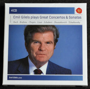 [CD4枚組] Emil Gilels plays Great Concertos & Sonatas RCA EU盤 エミール・ギレリス