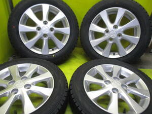 店）　三菱 純正 　EK　EKスペース　14インチ 4.5J +46 PCD100 4H ダンロップ　WM02　 155/65R14(新品　2023年製)付き