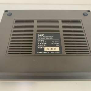 NEC DATA RECORDER データレコーダー PC-6082 昭和レトロ ビンテージ 中古 ジャンク 現状品 szlpの画像6