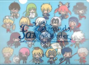 Fate/Grand Order　Design produced by Sanrio　A4クリアファイル　中古　3D