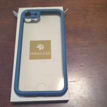 510h1220　Miracase iPhone SE 第3世代 用 ケース SE3 SE2 第2世代 iPhone 8用スマホケース ワイヤレス充電対応 (カプリブルー)_画像1