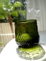 希少色◆フィンランド製◆新品 イッタラ フルッタ タンブラー グラス ガラス モスグリーン Iittala Frutta moss green 250ml 北欧　廃盤品_画像4