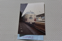 【鉄道写真　１枚　裏面破れあり　退色あり】国鉄 485系 白鳥 E版サイズ Japanese National Railways_画像1