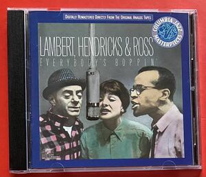 【美品CD】LAMBERT, HENDRICKS & ROSS「EVERYBODY'S BOPPIN'」ランバート, ヘンドリックス＆ロス 輸入盤 [05210469]