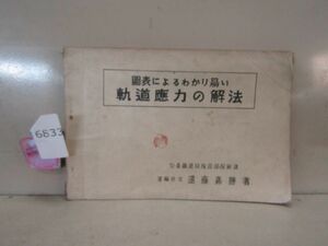 6833　図表によるわかり易い軌道應力の解法 非売品 昭和24年 仙臺鉄道局 遠藤嘉勝 若干書き込みあり