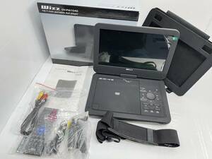 送料無料h53539 WIZZ 10.1インチ ポータブル DVD プレーヤー CPRM対応 DV-PW1040 家庭用家電 小型家電 良品