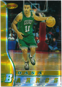 Dana Barros NBA 1996-97 Bowman's Best Atomic Refractor アトミックリフラクターカード デイナ・バロス