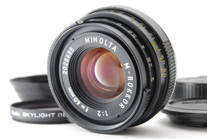 2023年最新】Yahoo!オークション -minolta m-rokkor 40mm f2の中古品