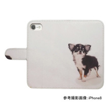 iPhone15 Pro Max　スマホケース 手帳型 プリントケース 犬 チワワ かわいい_画像2