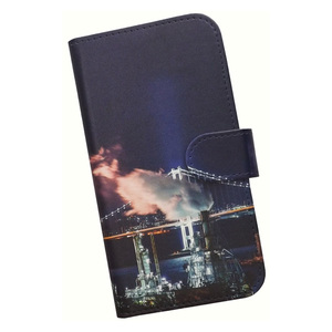 iPhone15 Pro Max　スマホケース 手帳型 プリントケース 夜景 室蘭 工場