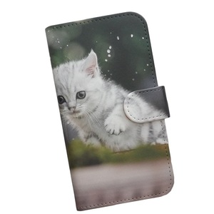 iPhone15 Pro Max　スマホケース 手帳型 プリントケース 猫 ネコ cat 写真