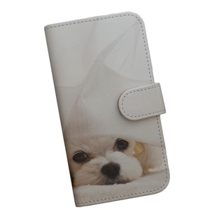 iPhone15　スマホケース 手帳型 プリントケース マルチーズ 犬 dog 動物 かわいい