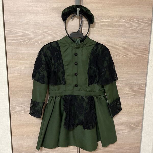 ハロウィン 仮装 120 ヘッドバンド付き ワンピース 女の子 ガールズ ドレス