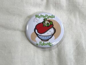 MISIA ご当地 メロンパンダ 福岡めんたいこ　缶バッジ 缶バッチ 缶バッヂ