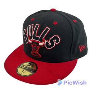 new era ニューエラ　NBA CHICAGO BULLS キャップ　帽子　シカゴブルズ　バスケットボール　ブラック
